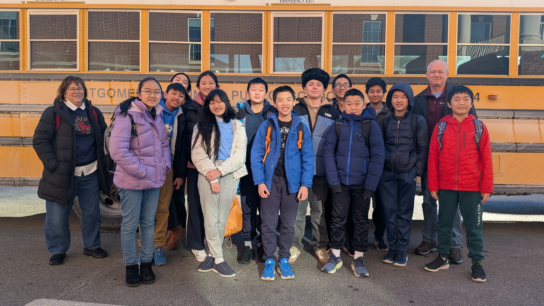 BMS Mathcounts Team (Bus)